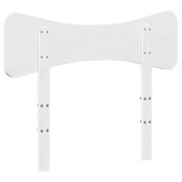 Berkfield Home Headboard White 100 cm Solid Wood Pine - thumbnail 6