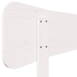 Berkfield Home Headboard White 100 cm Solid Wood Pine - thumbnail 7