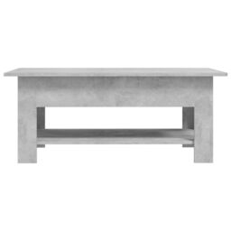 Berkfield Home Coffee Table Concrete Grey 102x55x42 cm Engineered Wood - Size: 102 x 55 x 42 cm - thumbnail 3
