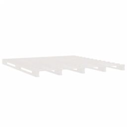 Berkfield Home Pallet Bed White 120x190 cm Small Double Wood Pine - thumbnail 4