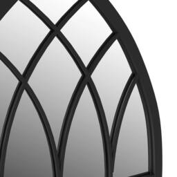 Berkfield Home Mirror Black 100x45 cm Iron for Indoor Use - thumbnail 5