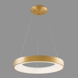 Netlighting Modern LED Hanging Pendant Brushed Gold Warm White 3000K 2750lm - thumbnail 2