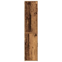 Berkfield Home Highboard Old Wood 80x33x150 cm Engineered Wood in Brown - Size: 80 x 33 x 150 cm - thumbnail 7