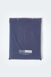Homescapes Egyptian Cotton Duvet Cover with Pillowcase, 200 TC in Navy - Size: Single - thumbnail 6