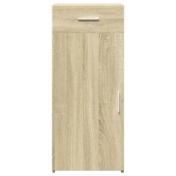 Berkfield Home Sideboard Sonoma Oak 40x42.5x93 cm Engineered Wood in Light Tan - thumbnail 4