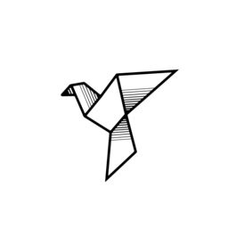 Decortie Fly' Modern Metal Wall Art Home Decorative Ornament in Black - thumbnail 2