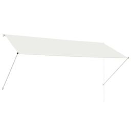 Berkfield Home Retractable Awning 300x150 cm Cream in Beige - thumbnail 2