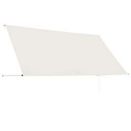 Berkfield Home Retractable Awning 300x150 cm Cream in Beige - thumbnail 4