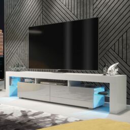 Creative Furniture TV Unit 200cm Sideboard Cabinet Cupboard TV Stand in Grey