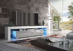 Creative Furniture TV Unit 200cm Sideboard Cabinet Cupboard TV Stand in Grey - thumbnail 6