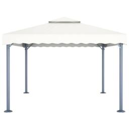 Berkfield Home Gazebo 400x300 cm Cream Aluminium in Beige - thumbnail 3