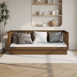 Berkfield Home Day Bed Honey Brown 80x200 cm Solid Wood Pine - thumbnail 1