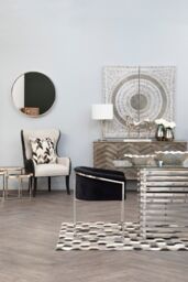 Orsina Vogue Dining Table in Silver - thumbnail 5