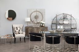 Orsina Vogue Dining Table in Silver - thumbnail 4