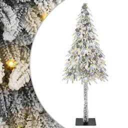 Berkfield Home Christmas Tree with 300 LEDs White 210 cm PE & Steel - thumbnail 2