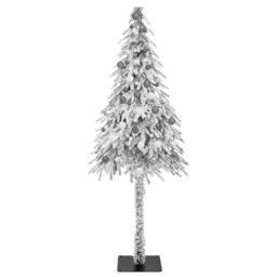 Berkfield Home Christmas Tree with 300 LEDs White 210 cm PE & Steel - thumbnail 4