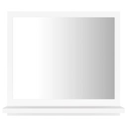 Berkfield Home Bathroom Mirror White 40x10.5x37 cm Engineered Wood - thumbnail 4