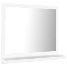 Berkfield Home Bathroom Mirror White 40x10.5x37 cm Engineered Wood - thumbnail 2