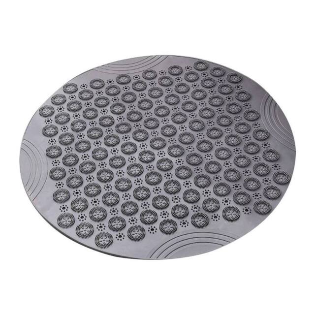 Kelvenix grey Round Non-Slip Bathtub Mat PVC Safety Shower - image 1
