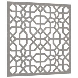 Berkfield Home Garden Wall Decoration 55x55 cm Corten Steel Moorish Design in Brown - thumbnail 3