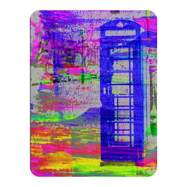 Benjamin Tate Design London Post Box Blanket in Natural - Size: 120 cm x 150 cm - image 1