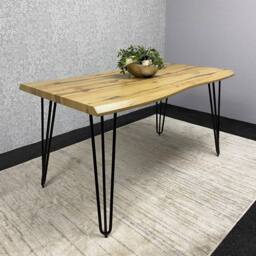 KOSY KOALA Modern Dining Table Set With 4 Mustard Chairs Dining Room Furniture - thumbnail 4