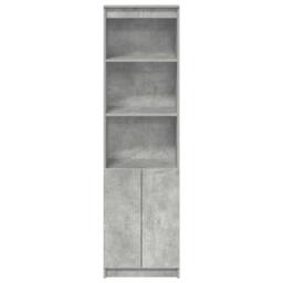 Berkfield Home Highboard Concrete Grey 50x35x180 cm Engineered Wood - Size: 50 x 35 x 180 cm - thumbnail 6