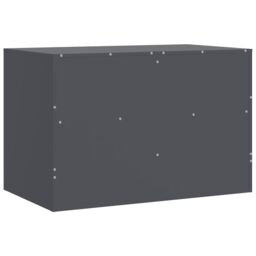 Berkfield Home TV Cabinet Anthracite 67x39x44 cm Steel - Size: 67 x 39 x 44 cm - thumbnail 9