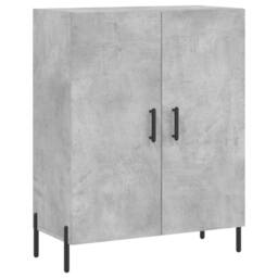 Berkfield Home Highboard Concrete Grey 69.5x34x180 cm Engineered Wood - thumbnail 7