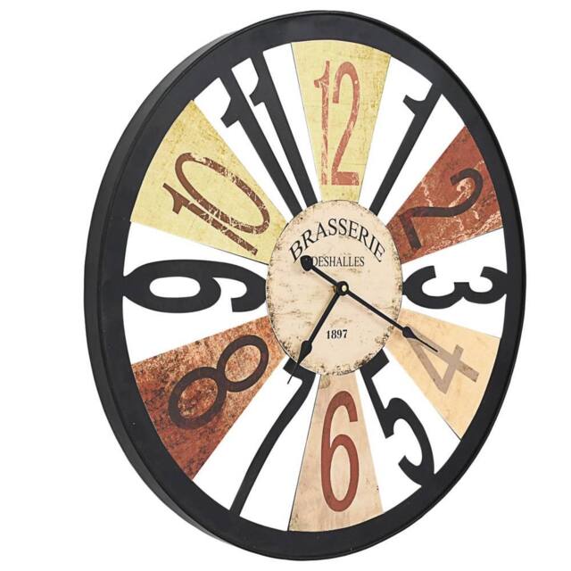Berkfield Home Wall Clock Metal 60 cm Multicolour - image 1