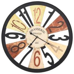 Berkfield Home Wall Clock Metal 60 cm Multicolour - thumbnail 3