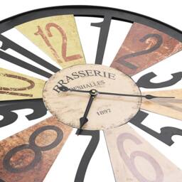 Berkfield Home Wall Clock Metal 60 cm Multicolour - thumbnail 5