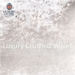 Luxury Living Luxury Crushed Velvet Fully Lined Ring Top Curtains in Cream - Size: 229 cm width x 183 cm drop - thumbnail 6