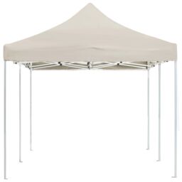 Berkfield Home Professional Folding Party Tent Aluminium 6x3 m Cream in Beige - thumbnail 4