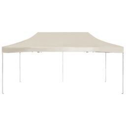 Berkfield Home Professional Folding Party Tent Aluminium 6x3 m Cream in Beige - thumbnail 3