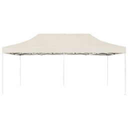 Berkfield Home Professional Folding Party Tent Aluminium 6x3 m Cream in Beige - thumbnail 2