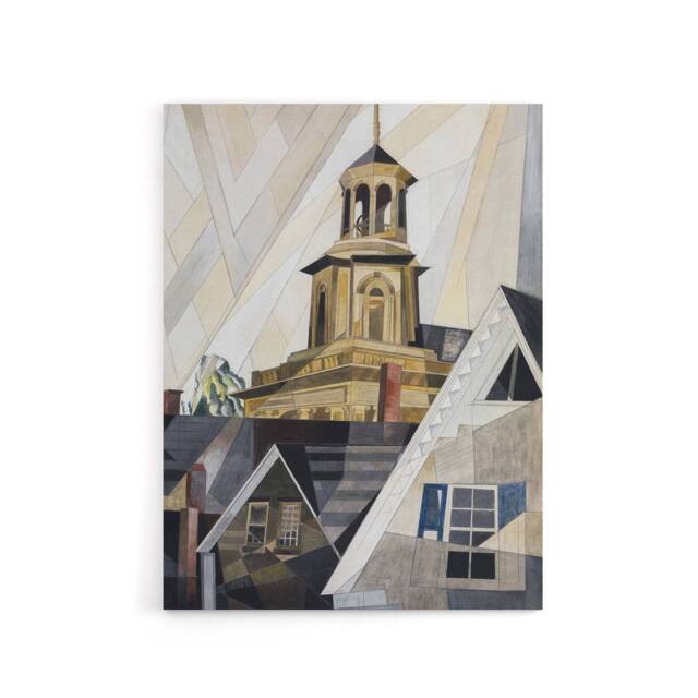 "Artery8 After Sir Christopher Wren Charles Demuth Canvas Wall Art Print - Size: W18"" x H24""" - image 1
