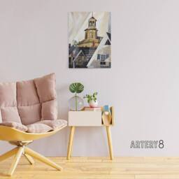 "Artery8 After Sir Christopher Wren Charles Demuth Canvas Wall Art Print - Size: W18"" x H24""" - thumbnail 3