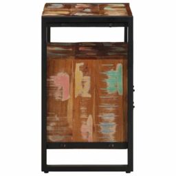 Berkfield Home Bathroom Sink Cabinet 55x35x60 cm Solid Wood Reclaimed in Brown - Size: 55 x 35 x 60 cm - thumbnail 4