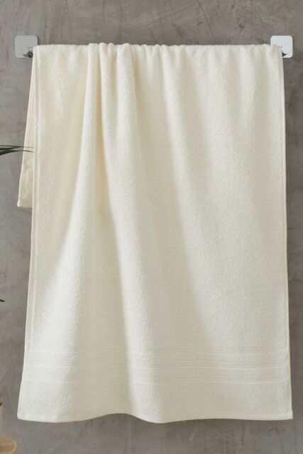 Catherine Lansfield 'Zero Twist' Bath Sheet in Cream - image 1