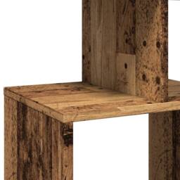 Berkfield Home Book Cabinet Smoked Oak 92x29x188 cm Engineered Wood in Brown - Size: 92 x 29 x 188 cm - thumbnail 9