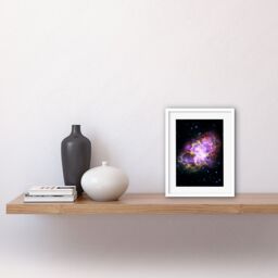 Artery8 Wall Art Print Hubble Space Astronomy Multiwavelength Crab Nebula Detailed Composite From VLA Spitzer Hubble XMM-Newton & Chandra X-Ray - thumbnail 2