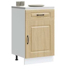 Berkfield Home Kitchen Base Cabinet Kalmar Sonoma Oak Engineered Wood in Brown - thumbnail 2