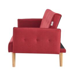 Bravich LTD Mario Sofa Bed Double Click Clack 3 Seater in Red - thumbnail 7