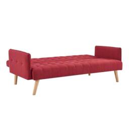 Bravich LTD Mario Sofa Bed Double Click Clack 3 Seater in Red - thumbnail 6