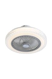 Living and Home 20inch Acrylic Ceiling Mount Adjustable LED Fan Light - thumbnail 5