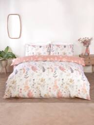 Rapport Home Camargue Reversible Microfibre Fabric Complete Duvet Cover Set - Size: Single