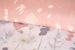 Rapport Home Camargue Reversible Microfibre Fabric Complete Duvet Cover Set - Size: Single - thumbnail 2