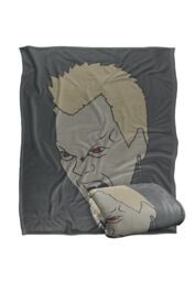 Warner Brothers Lost Boys, 152x127 cm Vamp Face Silky Touch Super Soft Throw Blanket in White - thumbnail 2