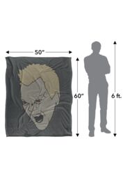 Warner Brothers Lost Boys, 152x127 cm Vamp Face Silky Touch Super Soft Throw Blanket in White - thumbnail 5